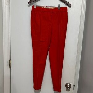 Vibrant Red Trousers